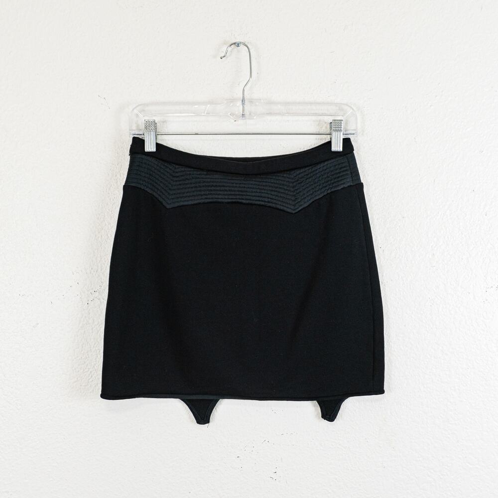 Fleur Du Mal Black mini Skirt size 4 - Picture 7 of 9